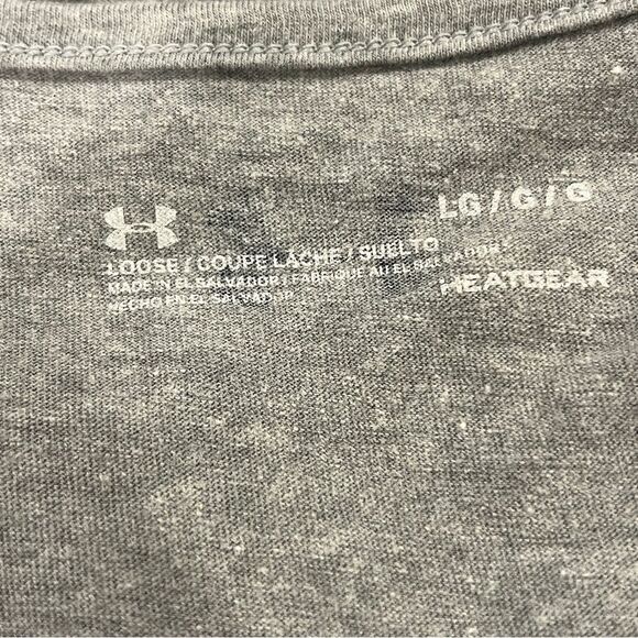 Under Armer Gray Motivational gym Graphic Tee size large - Picture 8 of 13